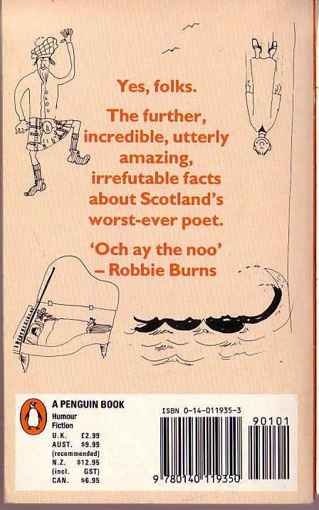 Spike Milligan  WILLIAM McGONAGALL MEETS GEORGE GERSHWIN magnified rear book cover image