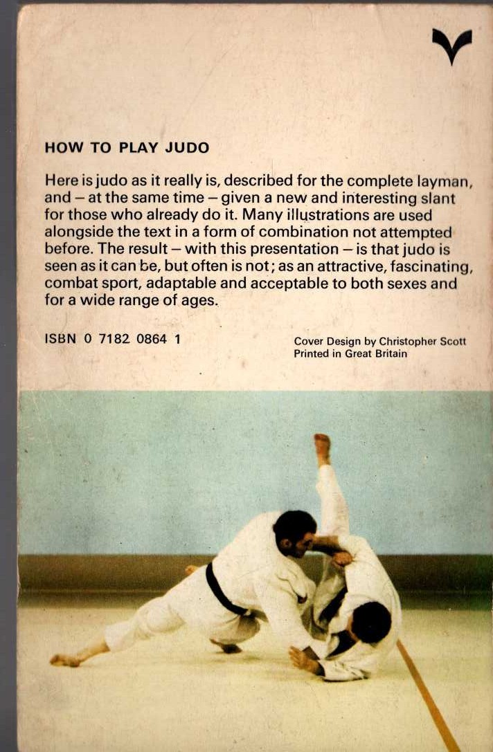 G.R. Gleeson  HOW TO PLAY JUDO magnified rear book cover image