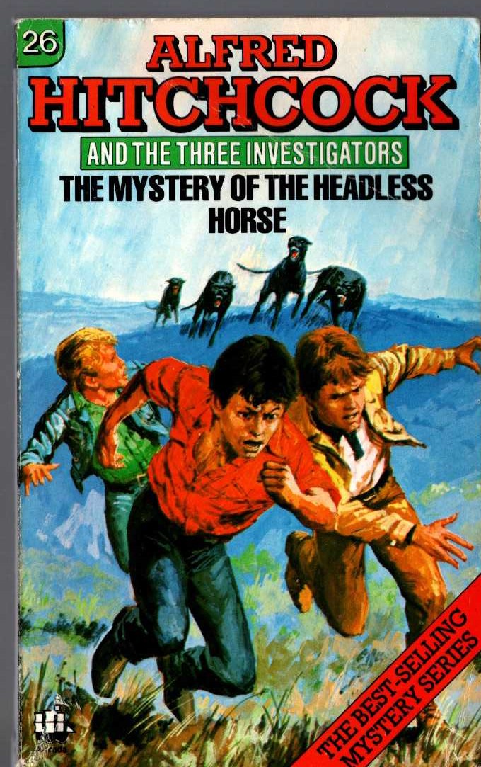 Alfred Hitchcock (introduces_The_Three_Investigators) THE MYSTERY OF THE HEADLESS HORSE front book cover image