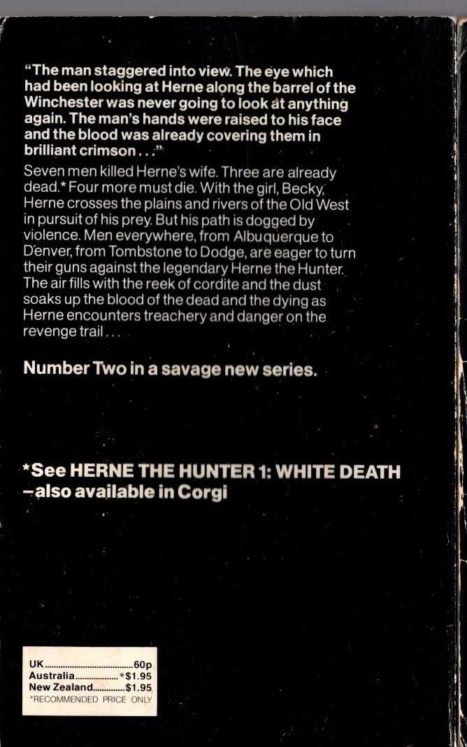 John McLaglen  HERNE THE HUNTER 2: RIVER OF BLOOD magnified rear book cover image