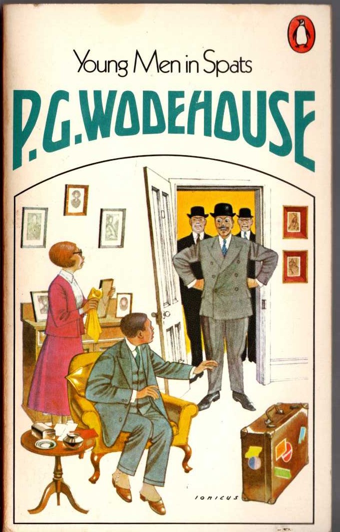 P.G. Wodehouse  YOUNG MEN IN SPATS front book cover image