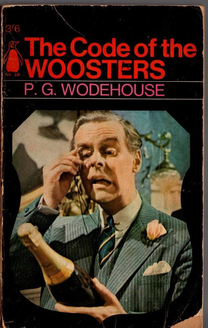 P.G. Wodehouse  THE CODE OF THE WOOSTERS (Ian Carmichael) front book cover image