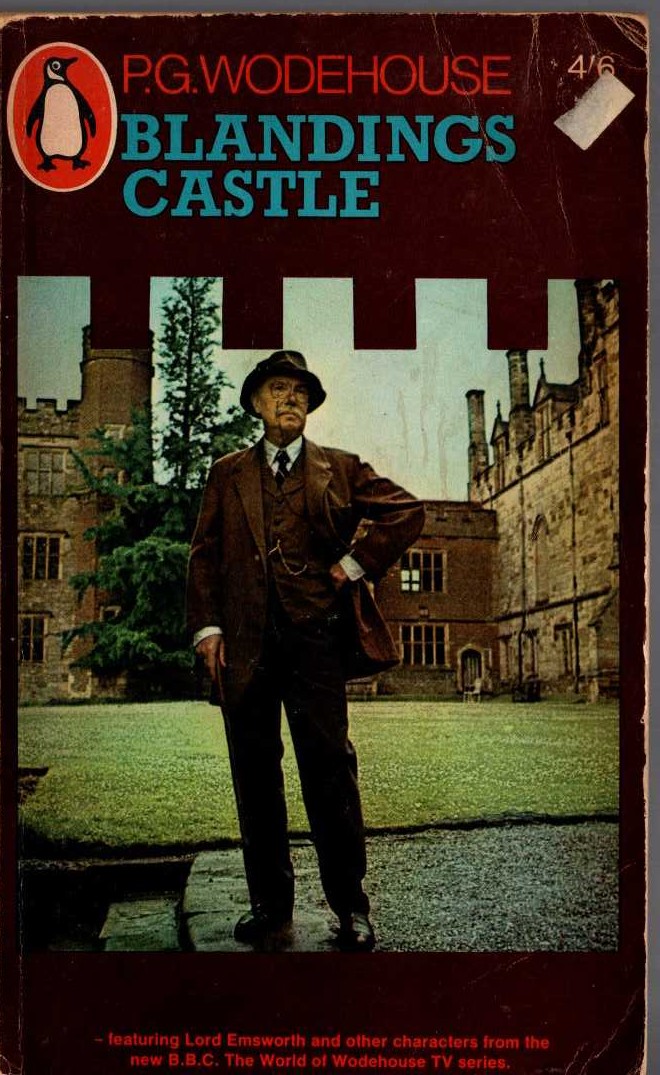 P.G. Wodehouse  BLANDINGS CASTLE (Sir Ralph Richardson) front book cover image