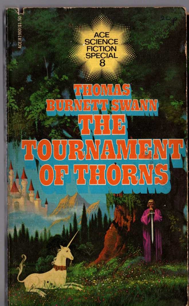 Thomas Burnett Swann  THE TOURNAMENT OF THORNS front book cover image