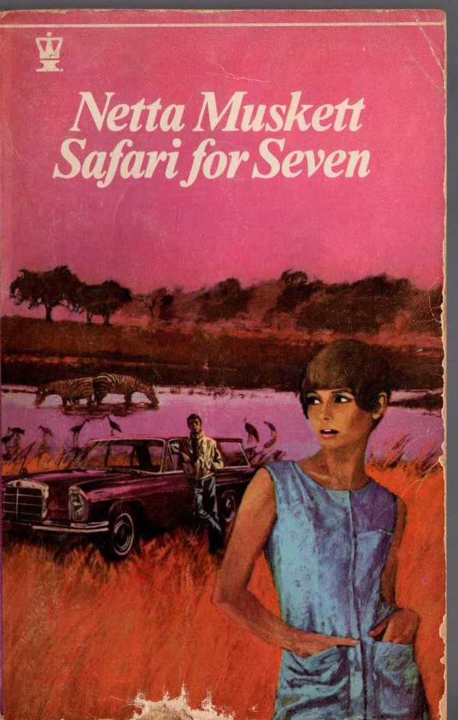 Netta Muskett  SAFARI FOR SEVEN front book cover image