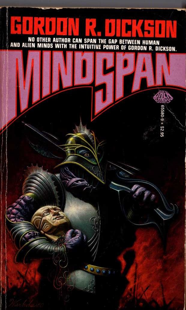 Gordon R. Dickson  MINDSPAN front book cover image