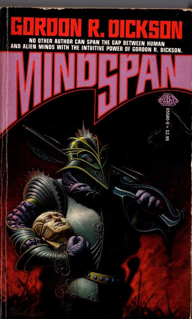 Gordon R. Dickson  MINDSPAN front book cover image