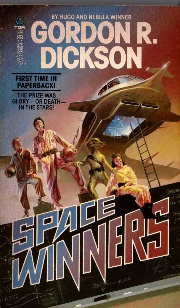 Gordon R. Dickson  SPACE WINNERS front book cover image
