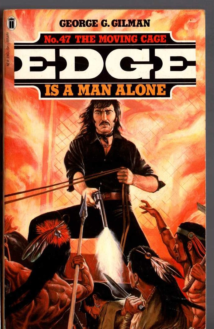 George G. Gilman  EDGE 47: THE MOVING CAGE front book cover image