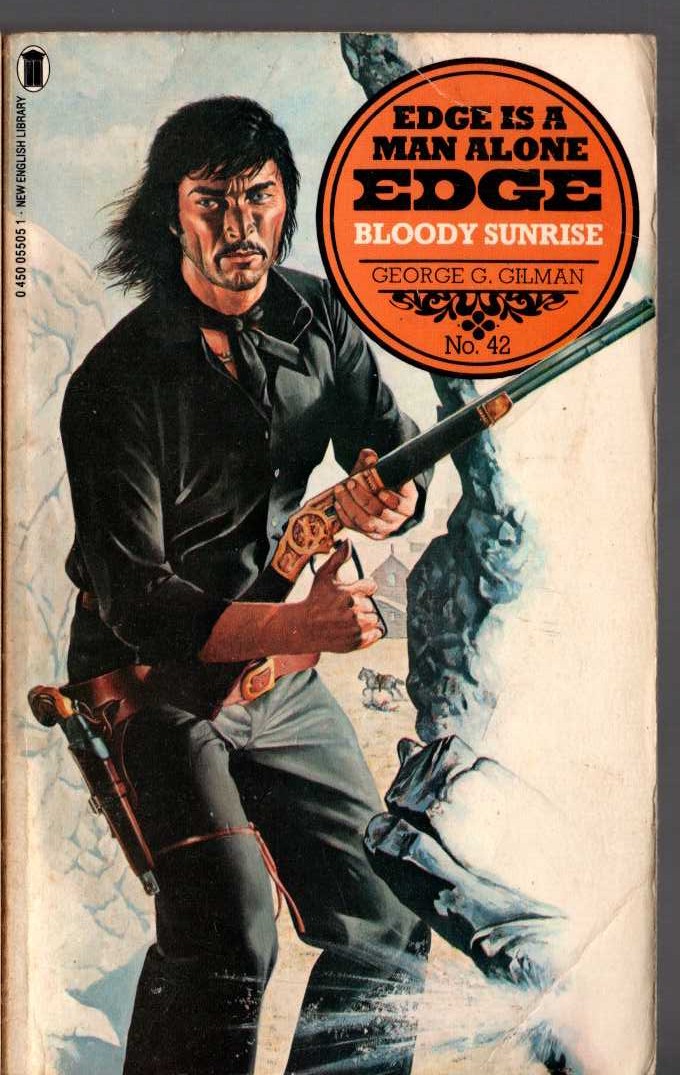 George G. Gilman  EDGE 42: BLOODY SUNRISE front book cover image