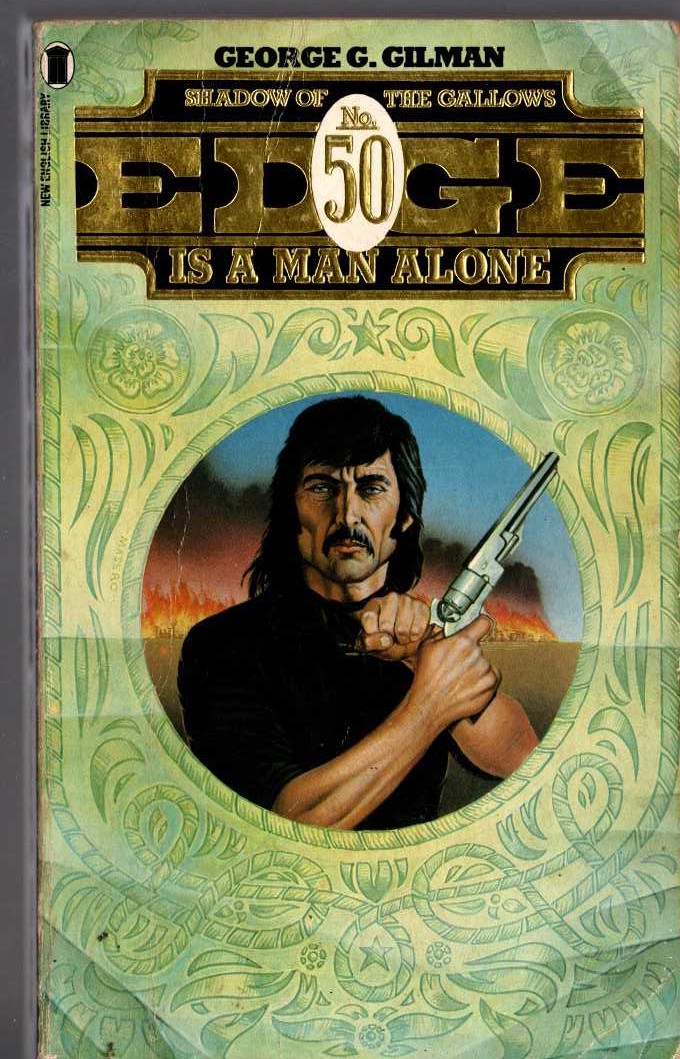 George G. Gilman  EDGE 50: SHADOW OF THE GALLOWS front book cover image