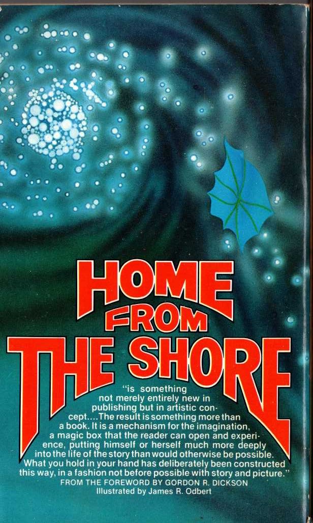 Gordon R. Dickson  HOME FROM THE SHORE magnified rear book cover image