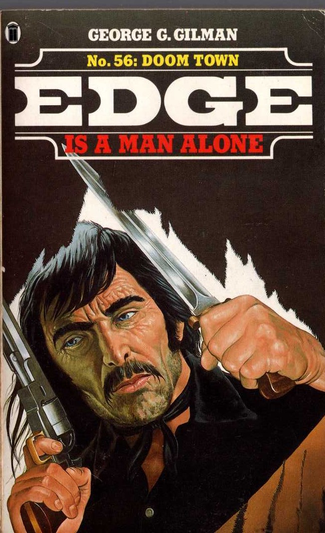 George G. Gilman  EDGE 56: DOOM TOWN front book cover image