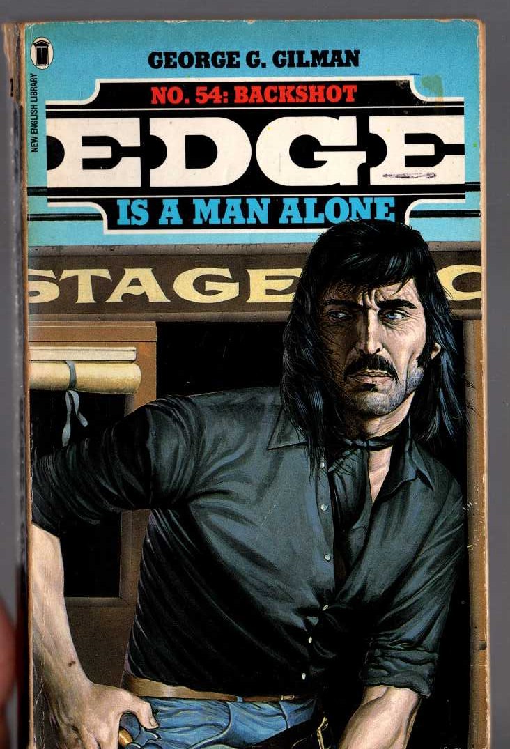 George G. Gilman  EDGE 54: BACKSHOT front book cover image