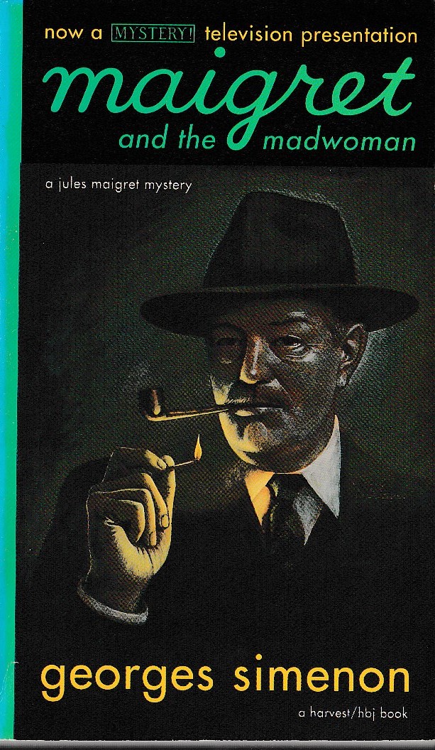 Georges Simenon  MAIGRET AND THE MADWOMAN (TV tie-in) front book cover image