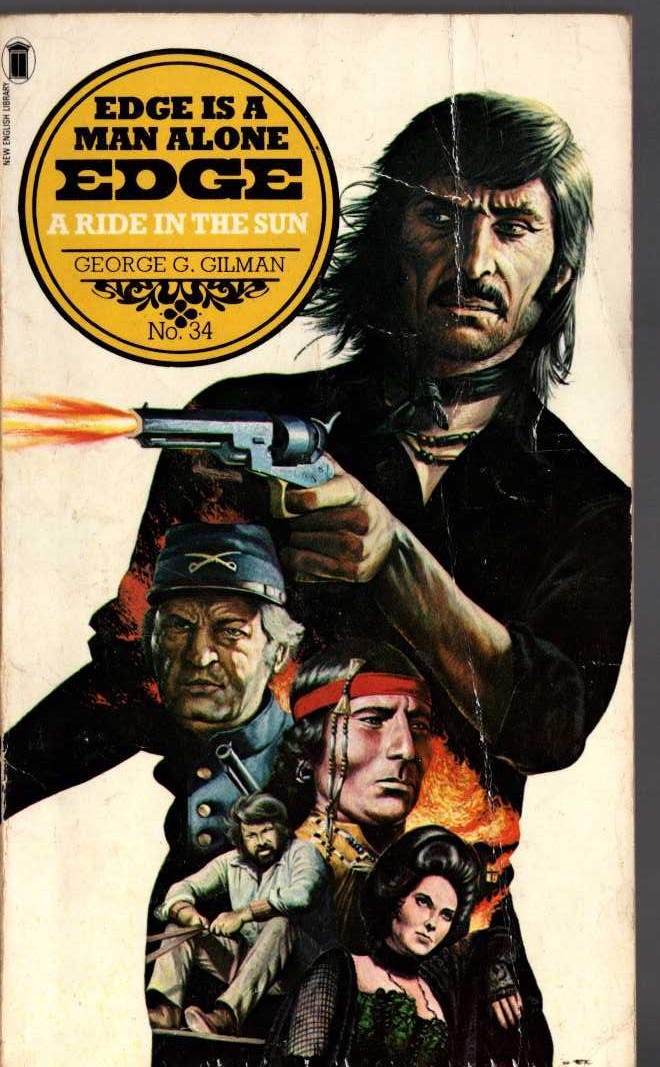 George G. Gilman  EDGE 34: A RIDE IN THE SUN front book cover image