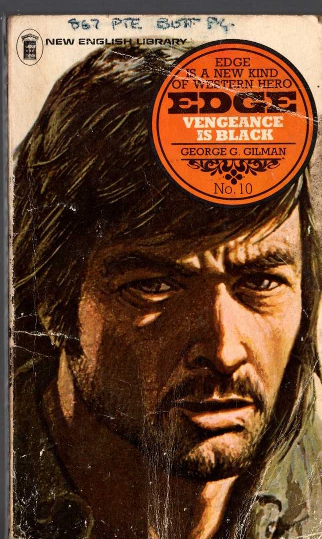 George G. Gilman  EDGE 10: VENGEANCE IS BLACK front book cover image
