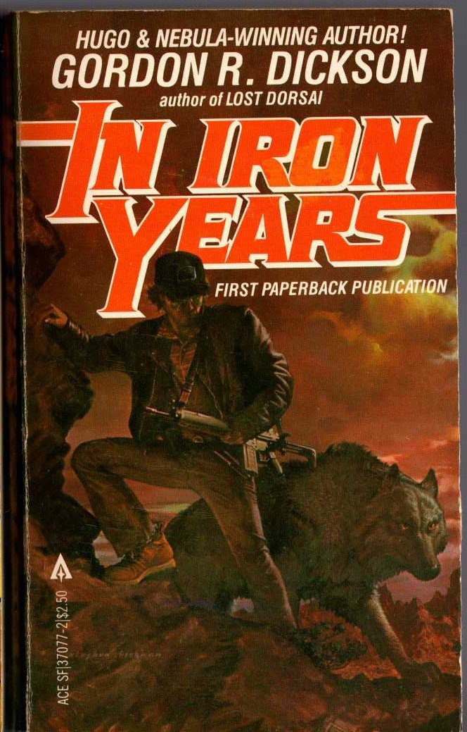 Gordon R. Dickson  IN IRON YEARS front book cover image