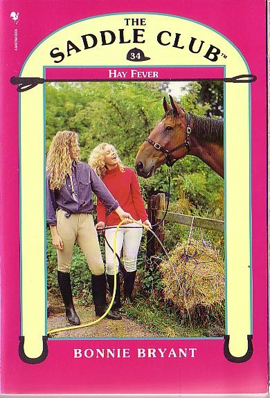 Bonnie Bryant  THE SADDLE CLUB 34: Hay Fever front book cover image