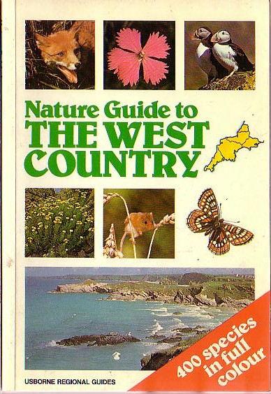 NATURE GUIDE TO THE WEST COUNTRY by Ian Mercer front book cover image