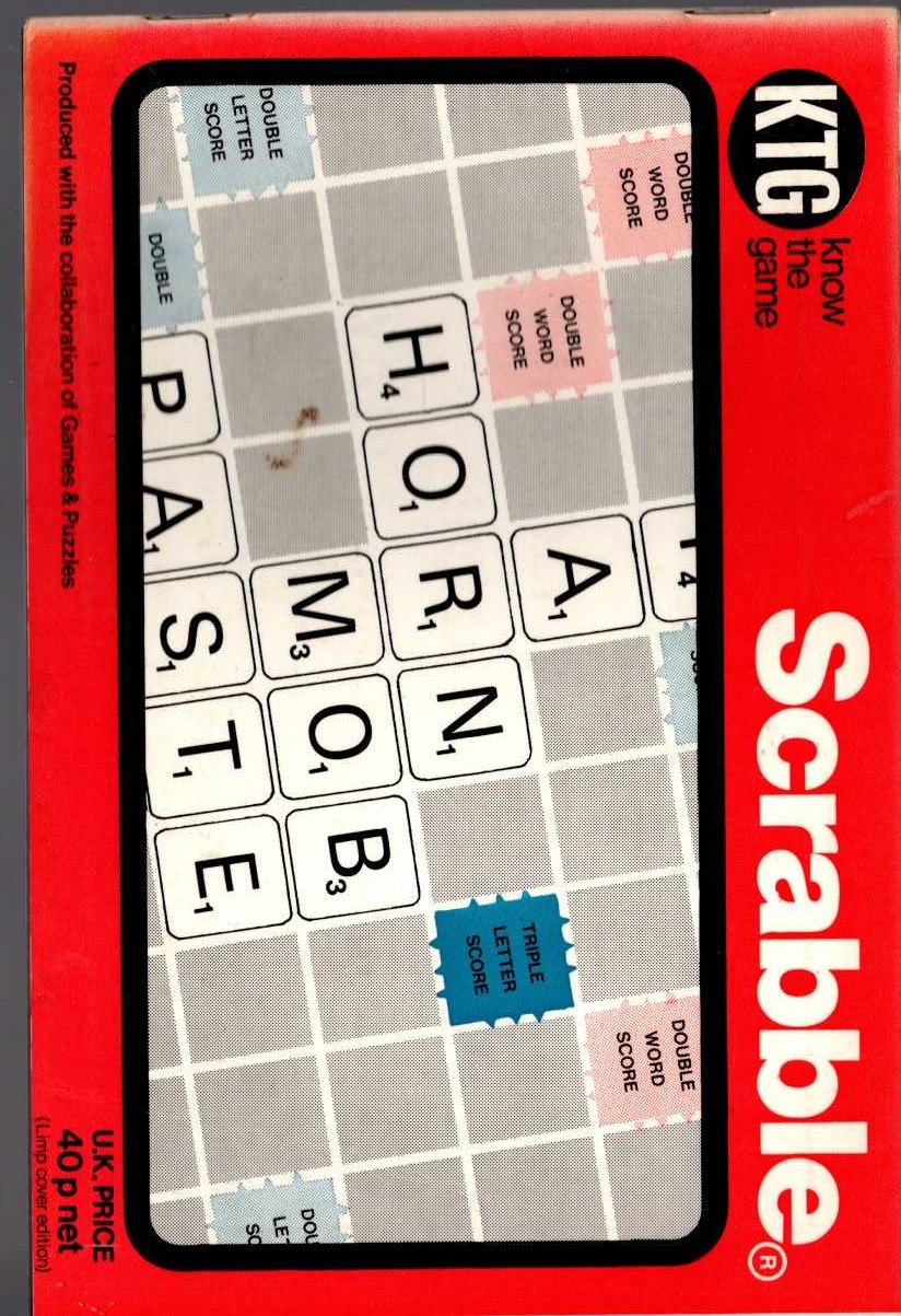 Anonymous   KNOW THE GAME: SCRABBLE front book cover image