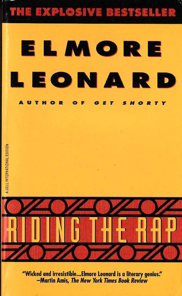 Elmore Leonard  RIDING THE RAP front book cover image