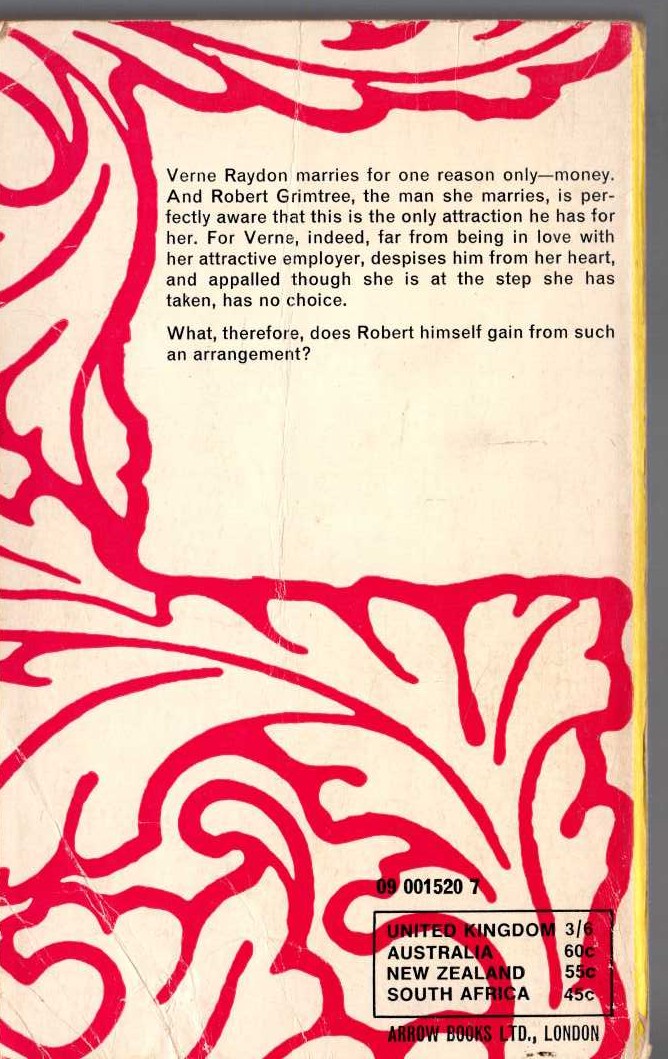 Netta Muskett  FLOWERS FROM THE ROCK magnified rear book cover image