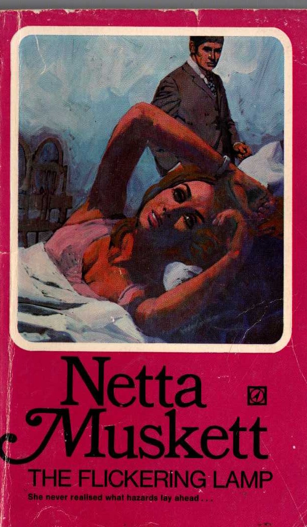 Netta Muskett  THE FLICKERING LAMP front book cover image