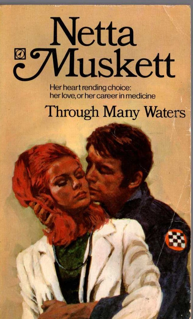 Netta Muskett  THROUGH MANY WATERS front book cover image