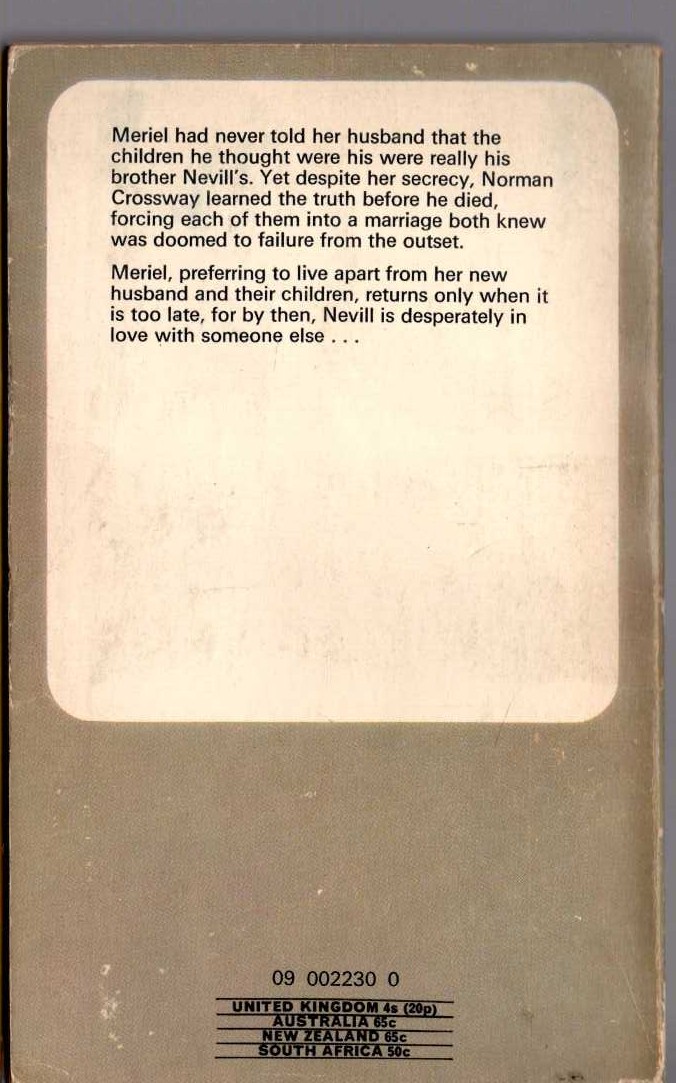 Netta Muskett  THE TOUCHSTONE magnified rear book cover image