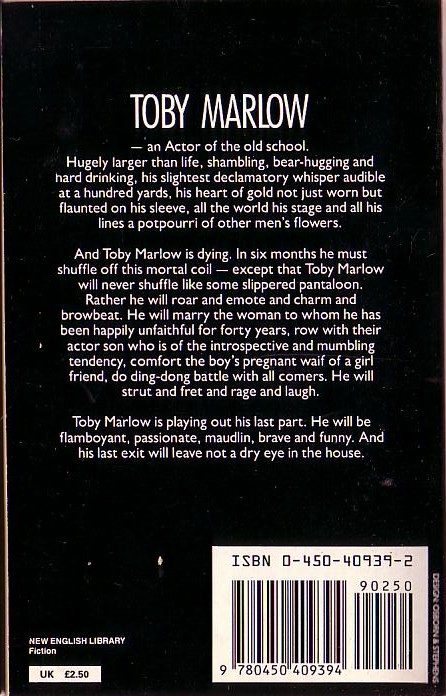 Lawrence Sanders  THE MARLOW CHRONICLES magnified rear book cover image