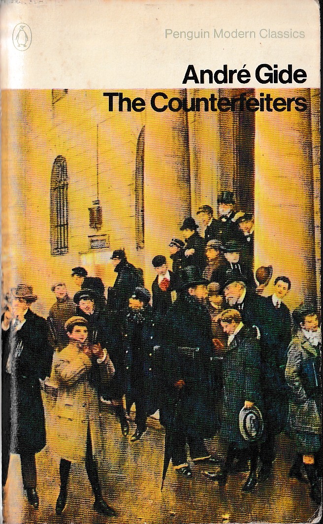 Andre Gide  THE COUNTERFEITERS front book cover image
