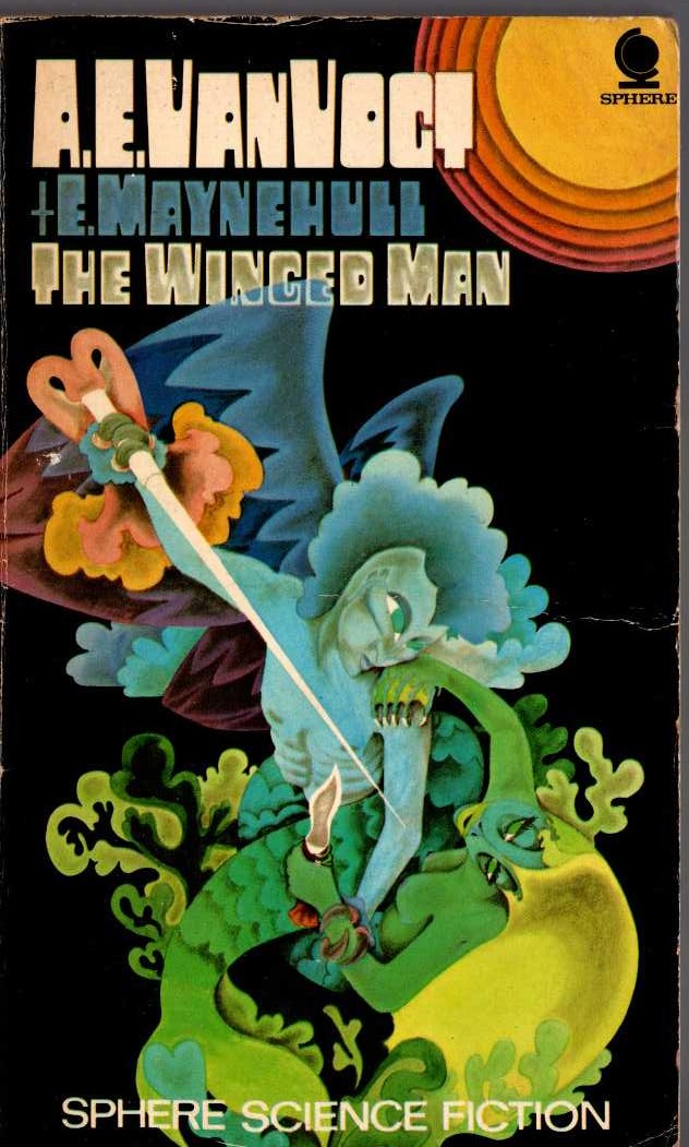 (A.E.van Vogt & E.Mayne. Hull) THE WINGED MAN front book cover image