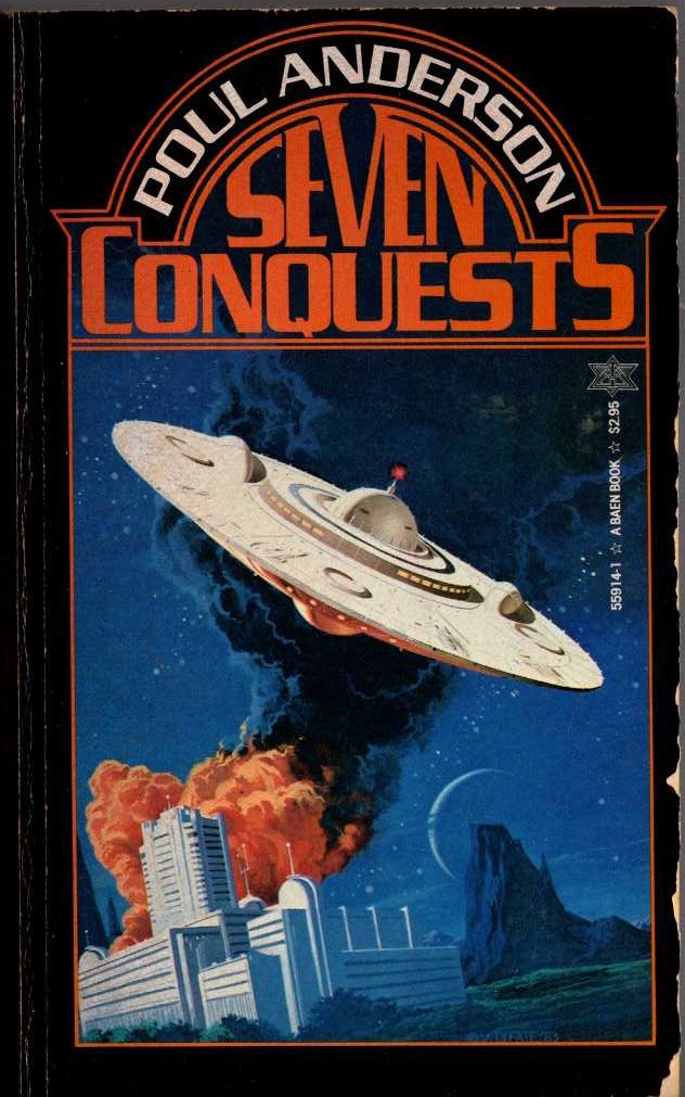 Poul Anderson  SEVEN CONQUESTS front book cover image