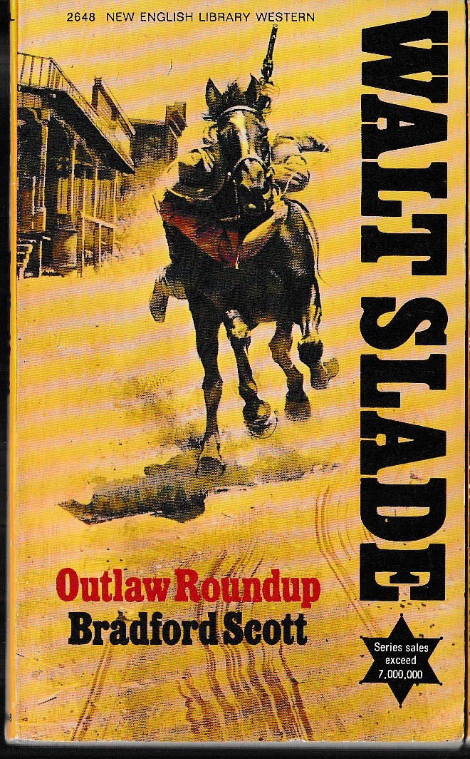 Bradford Scott  OUTLAW ROUNDUP front book cover image