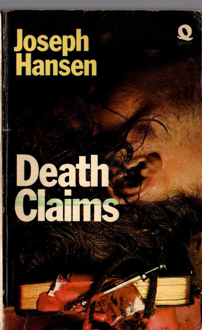 Joseph Hansen  DEATH CLAIMS front book cover image