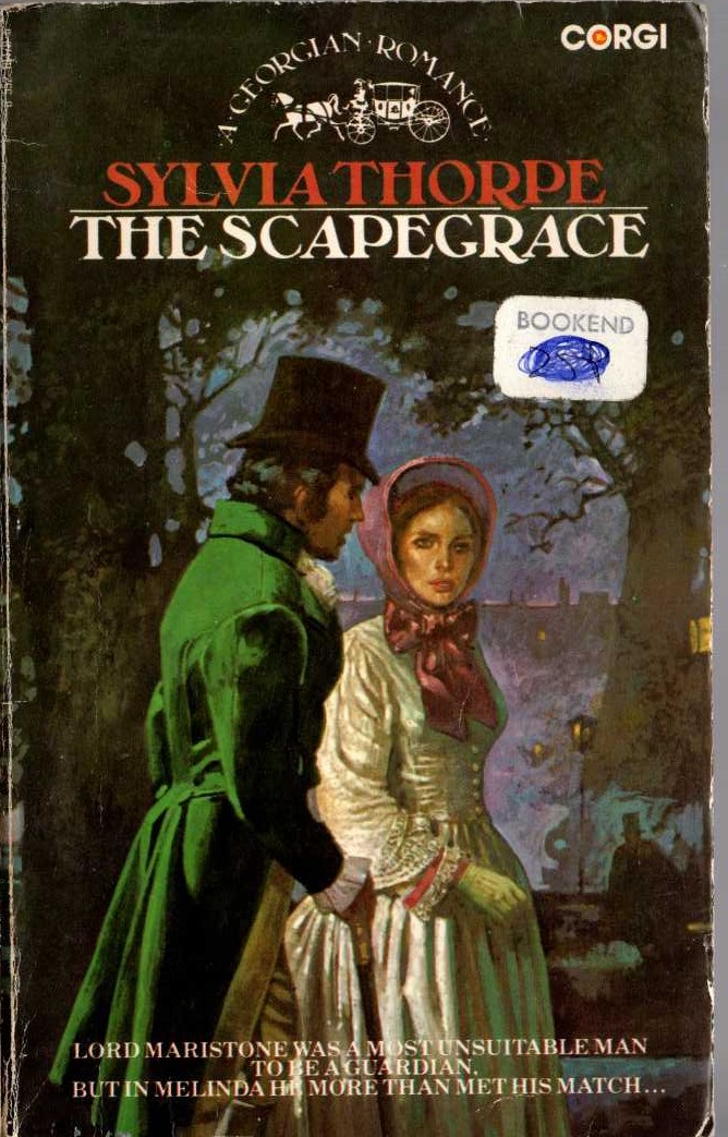 Sylvia Thorpe  THE SCAPEGRACE front book cover image