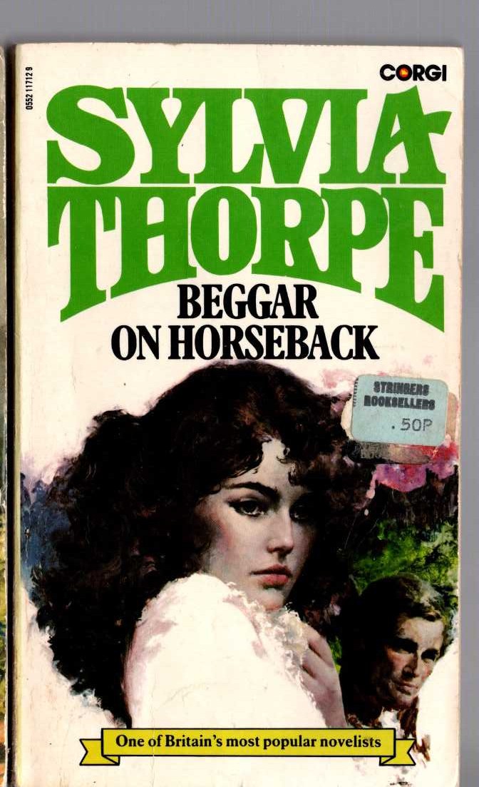 Sylvia Thorpe  BEGGAR ON HORSEBACK front book cover image