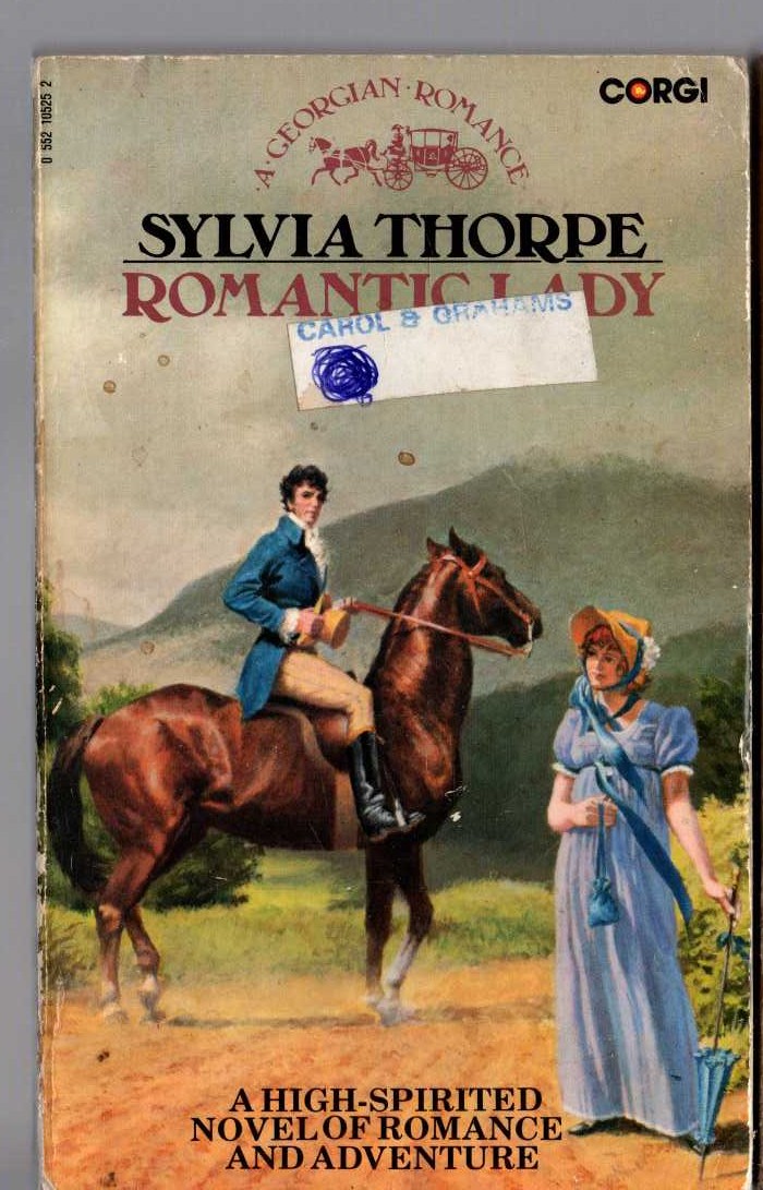 Sylvia Thorpe  ROMANTIC LADY front book cover image