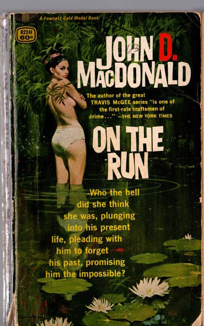 John D. MacDonald  ON THE RUN front book cover image