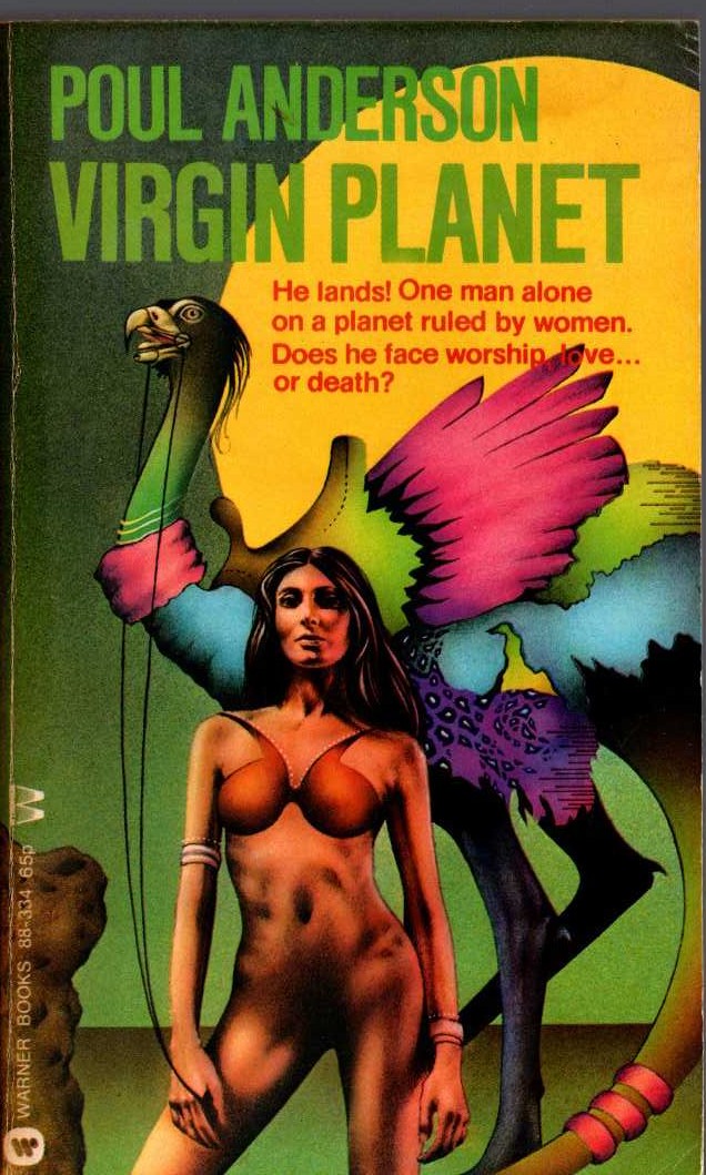 Poul Anderson  VIRGIN PLANET front book cover image