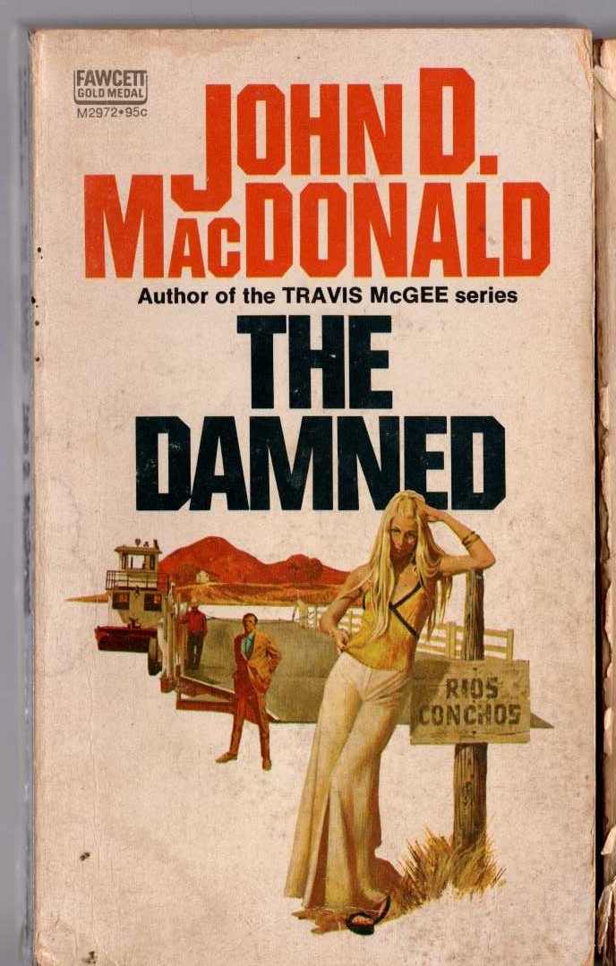 John D. MacDonald  THE DAMNED front book cover image