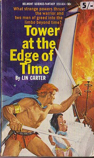 Lin Carter  TOWER AT THE EDGE OF TIME front book cover image
