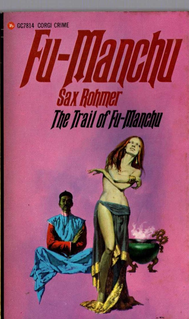 Sax Rohmer  THE TRIAL OF FU-MANCHU front book cover image