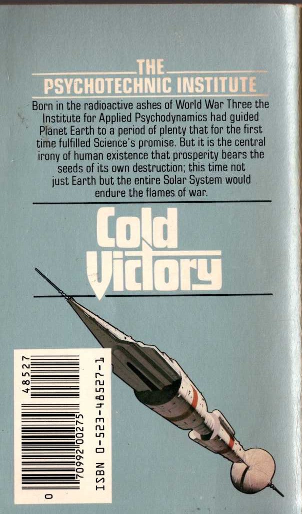 Poul Anderson  COLD VICTORY magnified rear book cover image