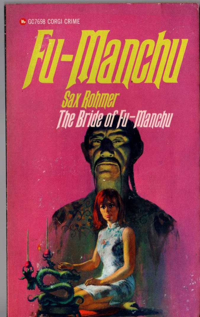 Sax Rohmer  THE BRIDE OF FU-MANCHU front book cover image
