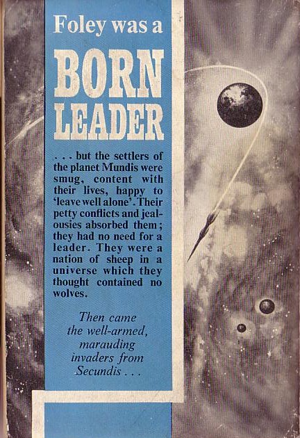 J.T. McIntosh  BORN LEADER magnified rear book cover image