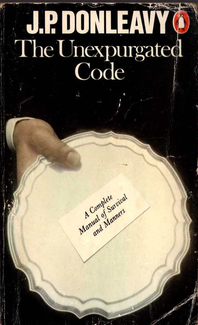 J.P. Donleavy  THE UNEXPURGATED CODE front book cover image