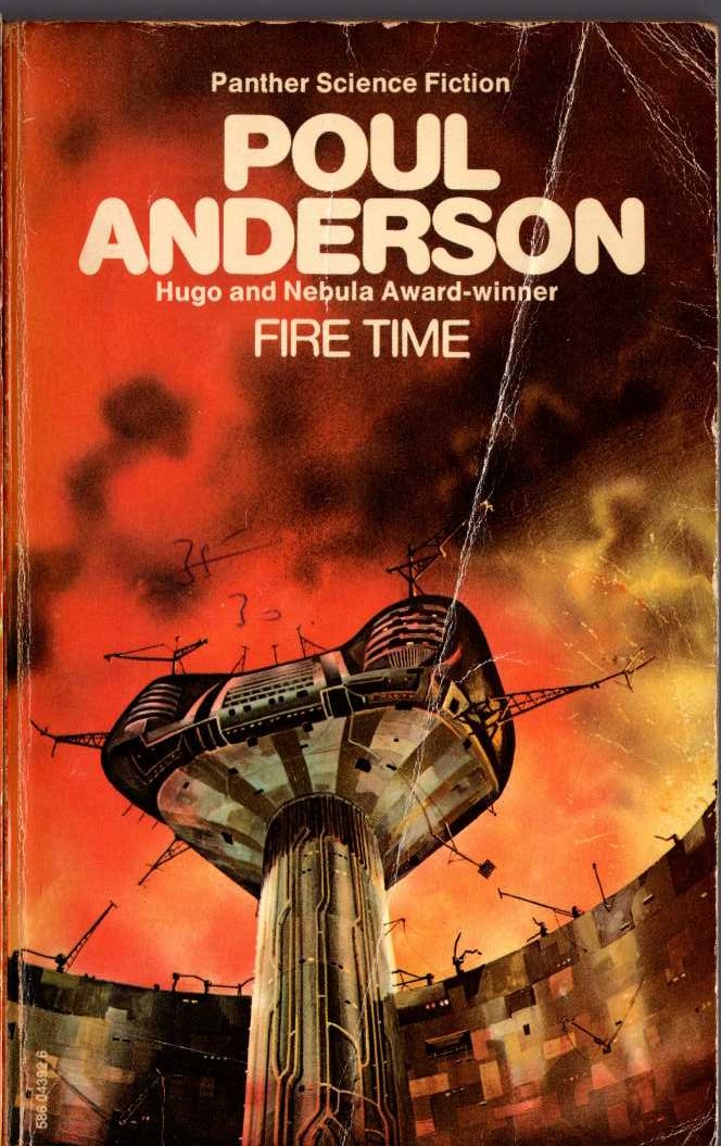 Poul Anderson  FIRE TIME front book cover image