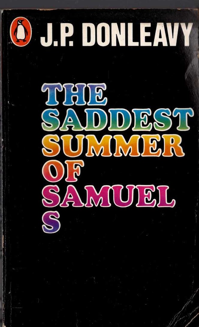 J.P. Donleavy  THE SADDEST SUMMER OF SAMUEL S front book cover image